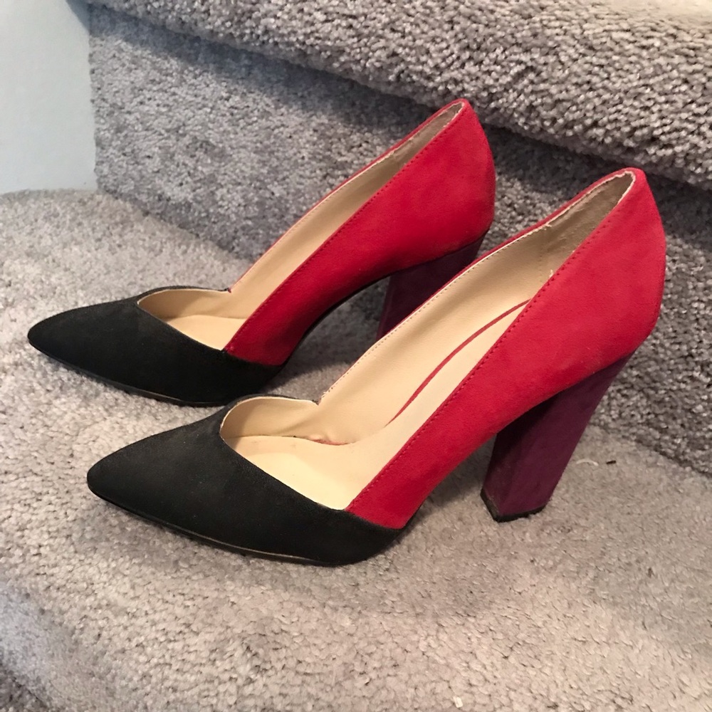 Zara block heels
